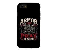 Custodia per iPhone SE (2020) / 7/8 Armor Up Pray Hard Christian Warrior Knight Faith