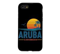 Custodia per iPhone SE (2020) / 7/8 Aruba Caraibi Retro Tramonto Vacanza