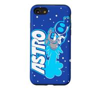 Custodia per iPhone SE (2020) / 7/8 Astro Bot with Dog Rocket Space Exploring Video Game