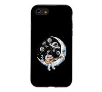 Custodia per iPhone SE (2020) / 7/8 Astronauta che suona la chitarra sulla luna