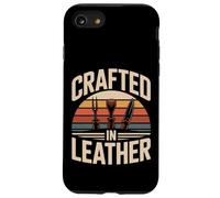 Custodia per iPhone SE (2020) / 7/8 Attrezzi vintage per la lavorazione della pelle in pelle