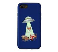 Custodia per iPhone SE (2020) / 7/8 Babbo Natale slitta Alien rapimento