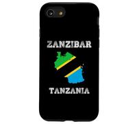 Custodia per iPhone SE (2020) / 7/8 Bandiera della Tanzania Distressed Zanzibar Pride