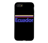 Custodia per iPhone SE (2020) / 7/8 Bandiera Ecuador retrò rosso