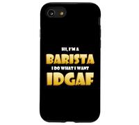 Custodia per iPhone SE (2020) / 7/8 Barista IDGAF Meme Cute Occupation Drip Coffee Shop Baristas