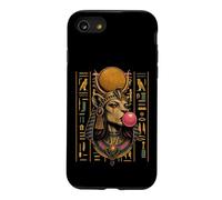 Custodia per iPhone SE (2020) / 7/8 Bastet Bubblegum Geroglifici Dea egiziana del gatto