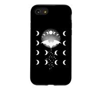 Custodia per iPhone SE (2020) / 7/8 Bat Rising in the Moon Night Sky e Moon Light Magic