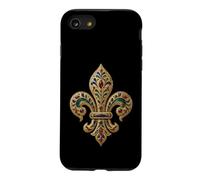 Custodia per iPhone SE (2020) / 7/8 Bellissimo Fleur De Lis Ornato Arte Araldica Medievale