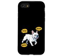 Custodia per iPhone SE (2020) / 7/8 Bianco Francese Bulldog Pop Art Comico Illustrazione