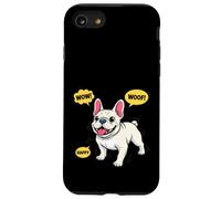 Custodia per iPhone SE (2020) / 7/8 Bianco Francese Bulldog Pop Art Comico Illustrazione