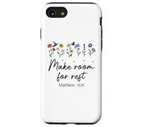 Custodia per iPhone SE (2020) / 7/8 Bible Verse Matthew 11 28 Make Room for Rest Trust God Jesus