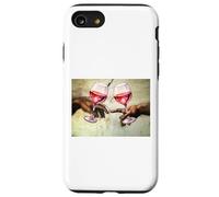 Custodia per iPhone SE (2020) / 7/8 BICCHIERI VINO CAPPELLA SISTINA DIVERTENTE RINASCIMENTALE MICHELANGELO