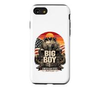Custodia per iPhone SE (2020) / 7/8 Big Boy 4014 - Locomotiva a vapore vintage con treno