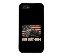 Custodia per iPhone SE (2020) / 7/8 Big Boy 4014 Train Engineer Steam Train American Flag July 4