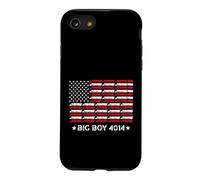 Custodia per iPhone SE (2020) / 7/8 Big Boy 4014 Train Engineer Steam Train American Flag July 4
