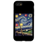 Custodia per iPhone SE (2020) / 7/8 Biliardo biliardo Snooker Starry Night Van Gogh Style Stecca palla