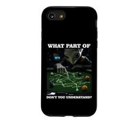 Custodia per iPhone SE (2020) / 7/8 Billiards Physics Alien Nerd Pool Player