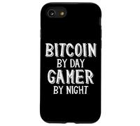 Custodia per iPhone SE (2020) / 7/8 Bitcoin Trader By Day Gamer By Night Blockchain Crypto BTC