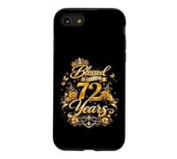 Custodia per iPhone SE (2020) / 7/8 Blessed by God for 72 Years Old Women 72nd Birthday Queen