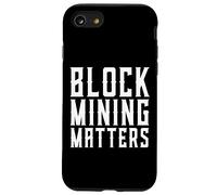 Custodia per iPhone SE (2020) / 7/8 Block Mining Matters Prova del lavoro Minatore POW Crypto Miner