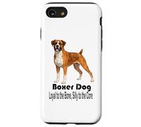 Custodia per iPhone SE (2020) / 7/8 Boxer Dog Fedele all'Osso Silly to the Core Pet Style
