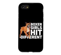 Custodia per iPhone SE (2020) / 7/8 Boxer Girls colpisce diversi proprietari di cani divertenti, cane boxer da compagnia