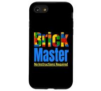 Custodia per iPhone SE (2020) / 7/8 Brick Master Builder Toy Building Building Block Set