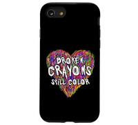 Custodia per iPhone SE (2020) / 7/8 Broken Crayons Still Color Mental Health Awareness