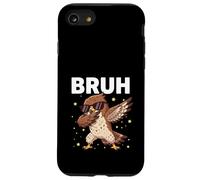 Custodia per iPhone SE (2020) / 7/8 Bruh Dabbing Hawk Occhiali da sole divertenti Hawk Dabbing Cute Animal