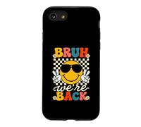 Custodia per iPhone SE (2020) / 7/8 Bruh We're Back To School Vintage Peace 70s Scacchiera