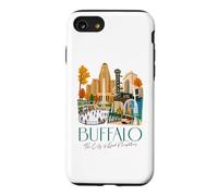 Custodia per iPhone SE (2020) / 7/8 Buffalo, skyline di New York, souvenir della città dei buoni vicini