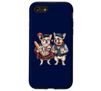Custodia per iPhone SE (2020) / 7/8 Bulldog francese cane coppia amore Francia bandiera