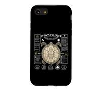 Custodia per iPhone SE (2020) / 7/8 Calendario lunare con 13 tartarughe lunari e conchiglie