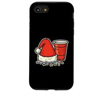 Custodia per iPhone SE (2020) / 7/8 Cappello da Babbo Natale con coppa rossa