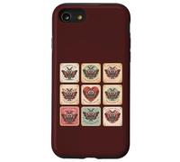 Custodia per iPhone SE (2020) / 7/8 Carino Mothman Valentine Puns Cryptid Lover Cards