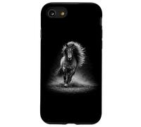 Custodia per iPhone SE (2020) / 7/8 Cavallo islandese selvaggio che corre forza libertà