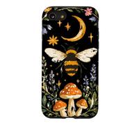 Custodia per iPhone SE (2020) / 7/8 Celestial Bee Moon Mushroom Cottagecore Botanical