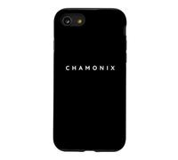 Custodia per iPhone SE (2020) / 7/8 Chamonix Vacanze sugli sci/Alpi francesi souvenir di carattere moderno