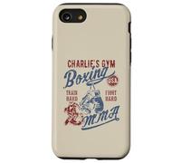 Custodia per iPhone SE (2020) / 7/8 Charlie's Gym Boxing MMA Retro Design per il nome Charlie