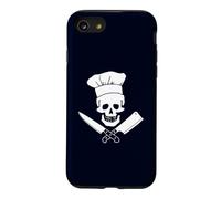Custodia per iPhone SE (2020) / 7/8 Chef Skull Funny Kitchen Pirate Cuoco culinario