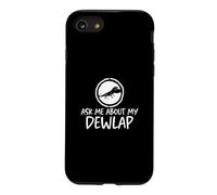Custodia per iPhone SE (2020) / 7/8 Chiedimi informazioni su Dewlap Funny Anole Lizard Proprietario Un amante dei rettili