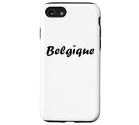 Custodia per iPhone SE (2020) / 7/8 Citation Frites Drapeau belge coeur amour Belgique