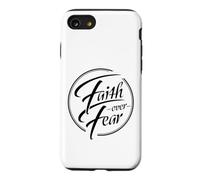 Custodia per iPhone SE (2020) / 7/8 Citazione biblica ispiratrice cristiana sulla paura
