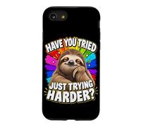 Custodia per iPhone SE (2020) / 7/8 Citazione Ironica per Amanti dei Bradipi con Umorismo