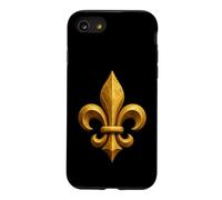 Custodia per iPhone SE (2020) / 7/8 Classic Fleur De Lis Araldico Francese Emblema Medievale Arte