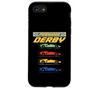 Custodia per iPhone SE (2020) / 7/8 Classic Pinewood Derby Pop Art Cub Scouts Retro Race Cars
