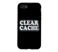 Custodia per iPhone SE (2020) / 7/8 Clear Cache Programmatore Nerd Geek Retro Cache Clear