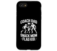 Custodia per iPhone SE (2020) / 7/8 Coach Dad Snack Mom Flag squadra di calcio per bambini