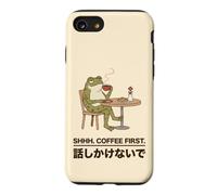 Custodia per iPhone SE (2020) / 7/8 Coffee First Frog Arte giapponese introverso