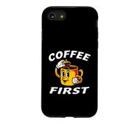 Custodia per iPhone SE (2020) / 7/8 Coffee Lover Retro Cartoon Coffee First